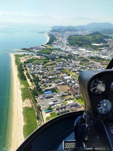 東村海岸公園上空