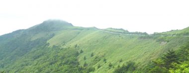 尾根の林道を走って瓶が森へ