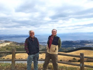 末期高齢者、温泉巡りのスタートは別府湾を見下ろす高台から