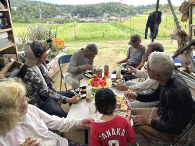田んぼが軟らかくて皆さん疲れ気味