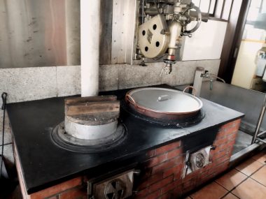 餡子を焚くかまど