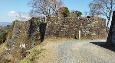 竹田市の岡城址ではかなり歩いた
